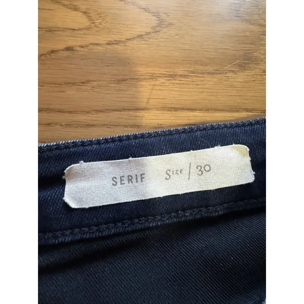 Anthropologie Pilcro And The Letterpress Women Size 30 Serif Jeans Skinny City - Picture 4 of 13